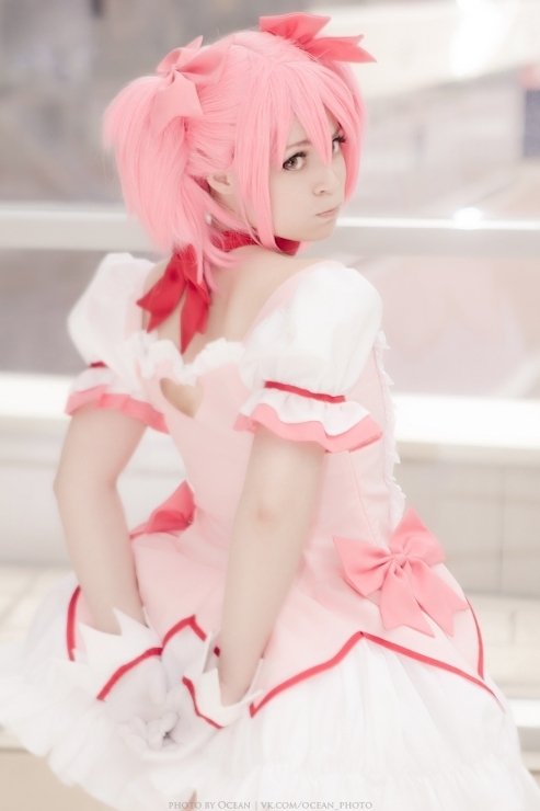 魔法少女小圆全球cos赏圆神卖萌不卖肉