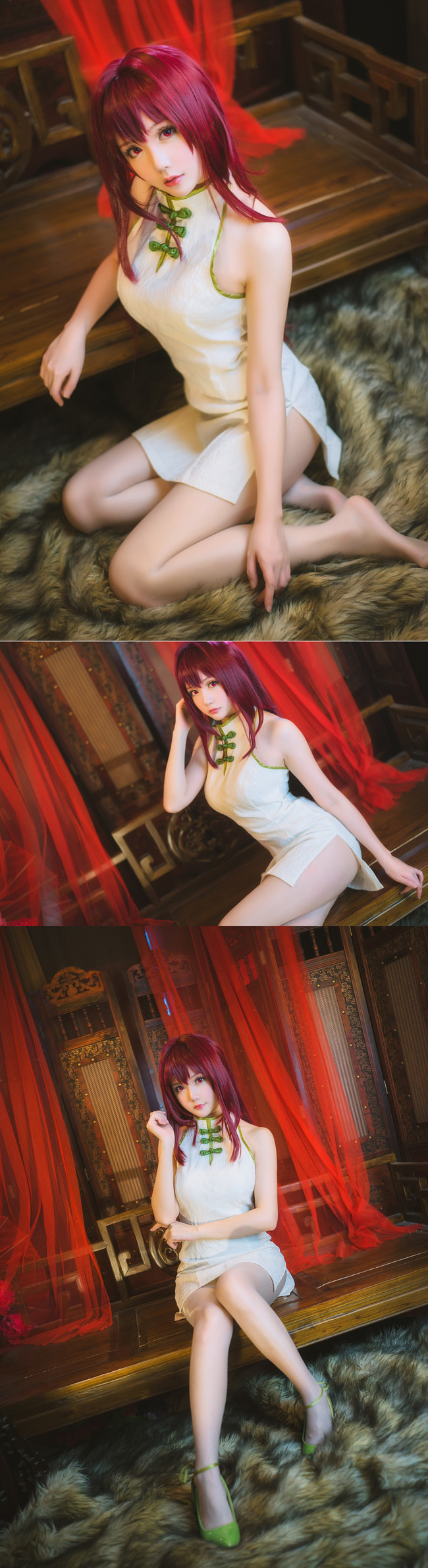 斯卡哈旗袍cos~