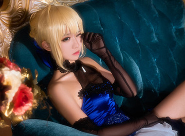 《Fate》saber-蓝礼服