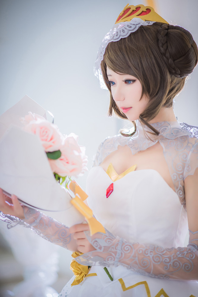 【王者荣耀】小乔纯白花嫁