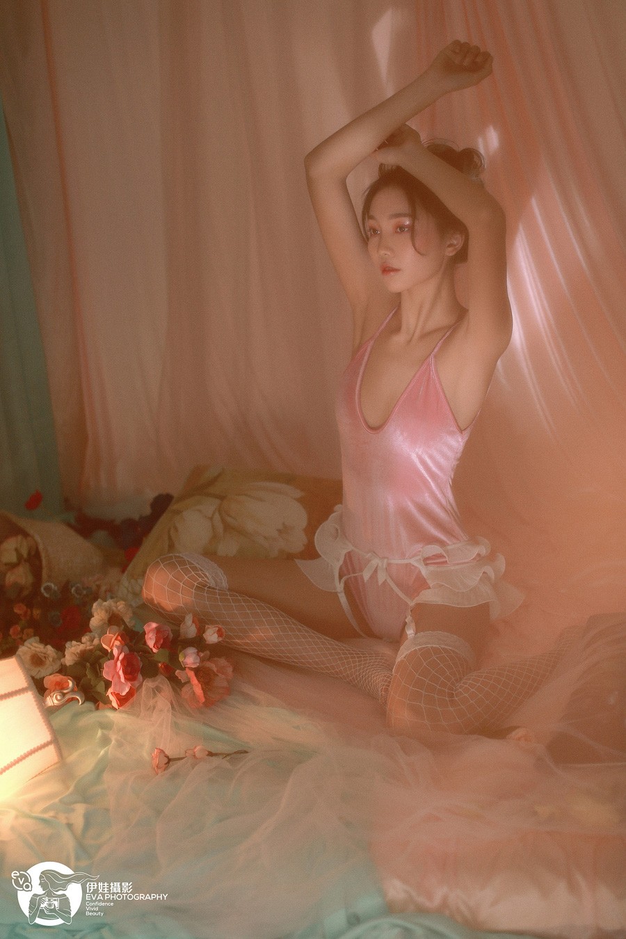 粉红唯美少女风