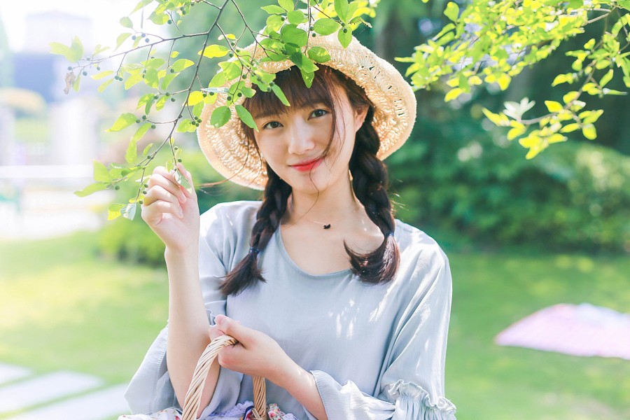 草帽夏天
