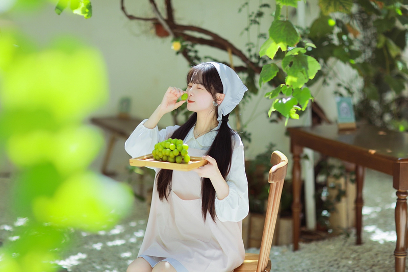 夏日限定|外婆家的葡萄小院