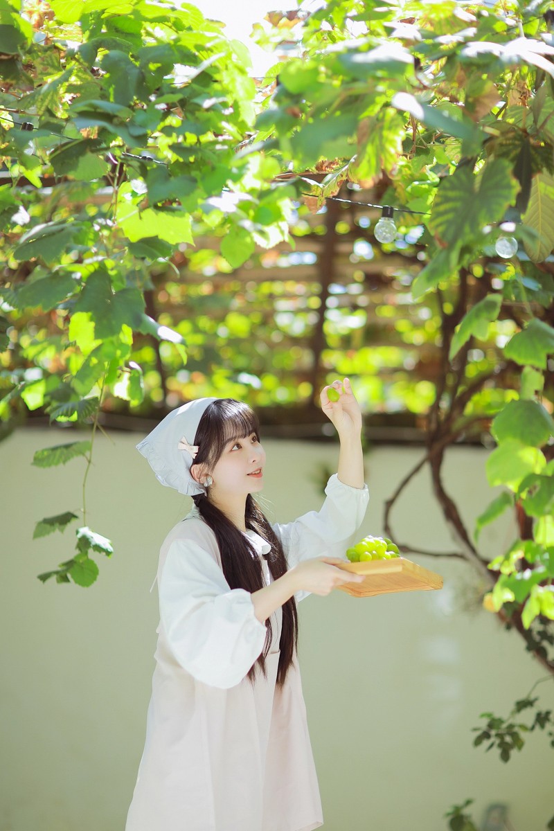 夏日限定|外婆家的葡萄小院