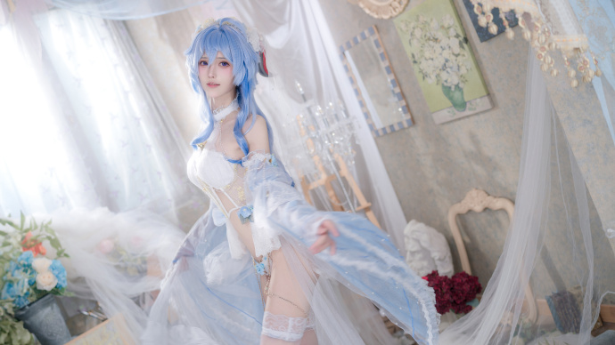 图片[3]-甘雨同人花嫁cos-醉四季-zuisiji.top