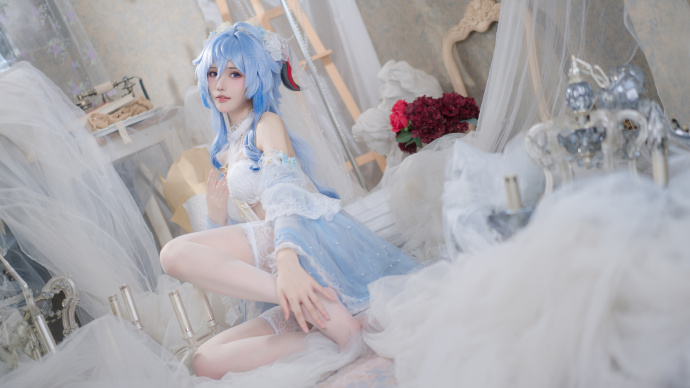 图片[2]-甘雨同人花嫁cos-醉四季-zuisiji.top