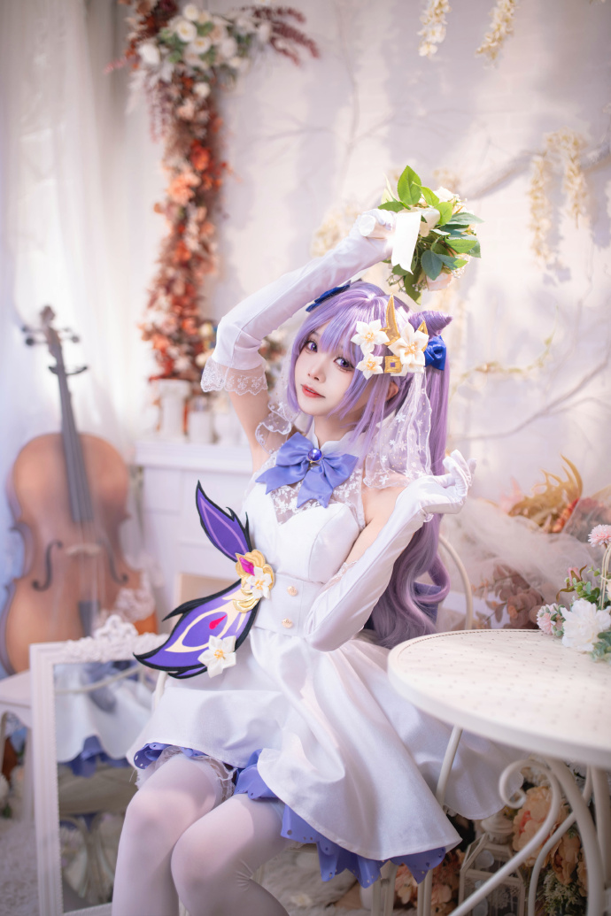 图片[4]-刻晴花嫁cos-醉四季-zuisiji.top