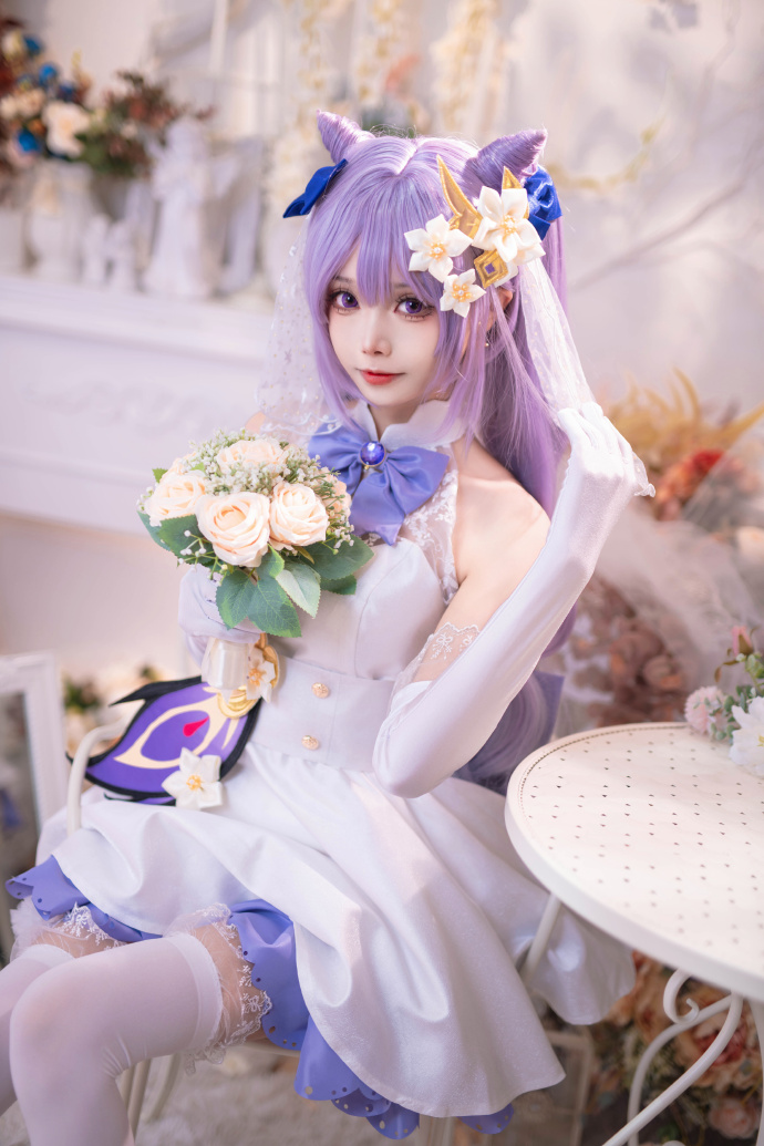 图片[2]-刻晴花嫁cos-醉四季-zuisiji.top